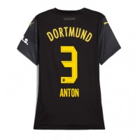 Borussia Dortmund Waldemar Anton #3 Vieraspaita Naiset 2024-25 Lyhythihainen